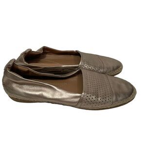 Clarks Rose Gold Metallic Flats
